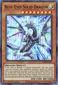 Blue-Eyes Solid Dragon (Green) [LDS2-EN014] Ultra Rare | Exor Games Summserside