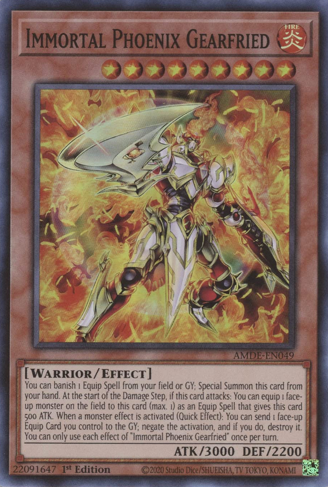 Immortal Phoenix Gearfried [AMDE-EN049] Super Rare | Exor Games Summserside