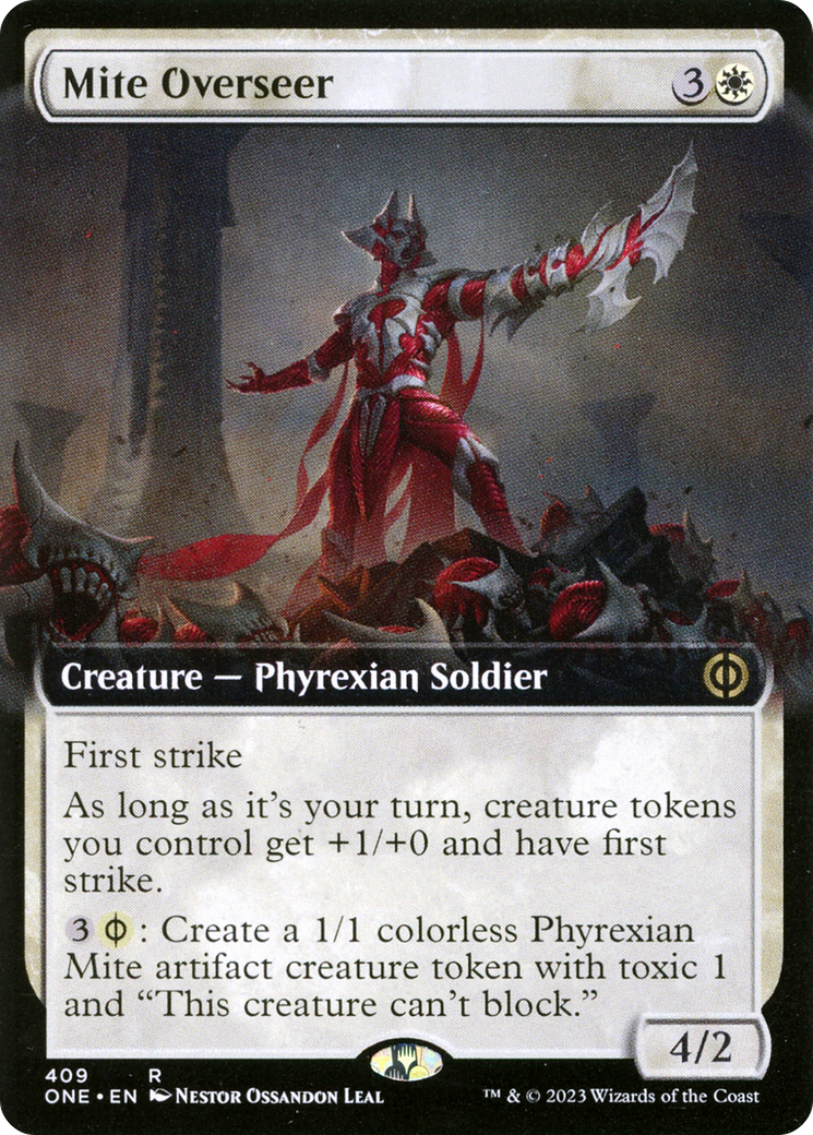 Mite Overseer (Extended Art) [Phyrexia: All Will Be One] | Exor Games Summserside