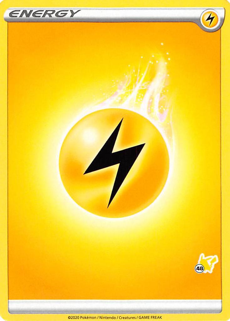 Lightning Energy (Pikachu Stamp #48) [Battle Academy 2022] | Exor Games Summserside