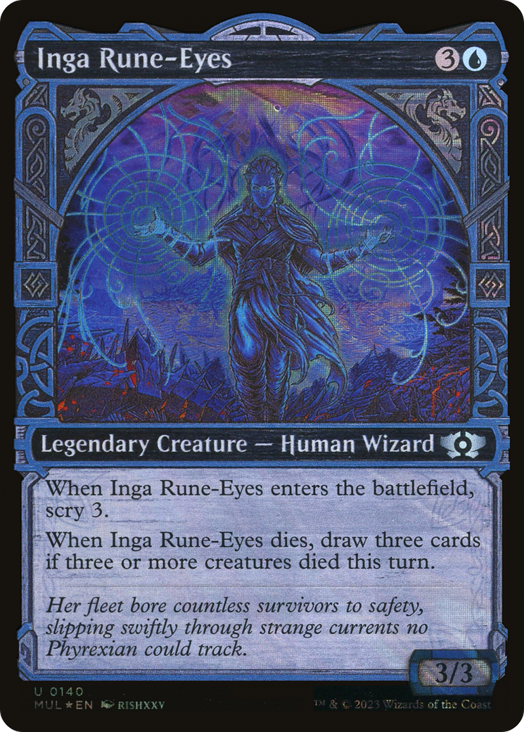 Inga Rune-Eyes (Halo Foil) [Multiverse Legends] | Exor Games Summserside