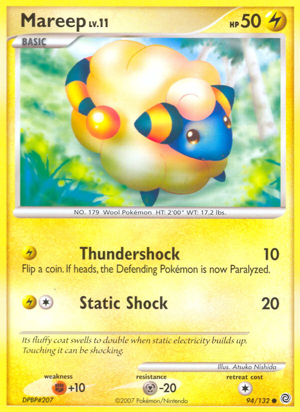 Mareep (94/132) [Diamond & Pearl: Secret Wonders] | Exor Games Summserside