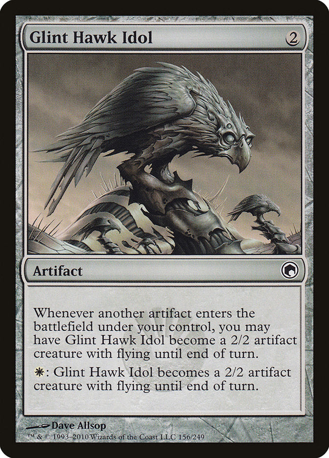 Glint Hawk Idol [Scars of Mirrodin] | Exor Games Summserside