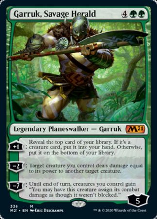 Garruk, Savage Herald [Core Set 2021] | Exor Games Summserside