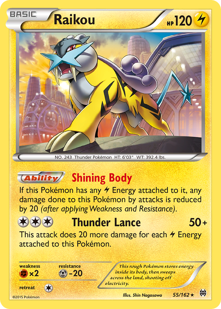 Raikou (55/162) [XY: BREAKthrough] | Exor Games Summserside