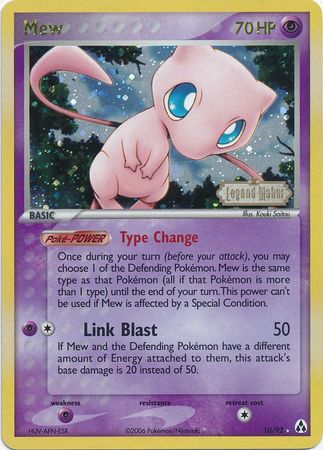 Mew (10/92) (Stamped) [EX: Legend Maker] | Exor Games Summserside