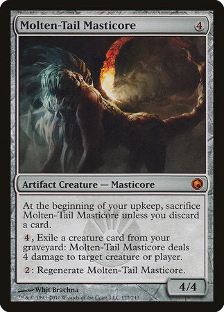 Molten-Tail Masticore [Scars of Mirrodin] | Exor Games Summserside