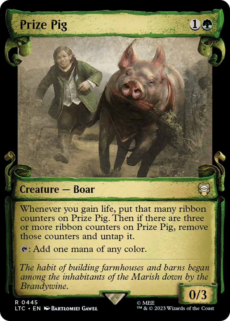 Prize Pig [The Lord of the Rings: Tales of Middle-Earth Commander Showcase Scrolls] | Exor Games Summserside