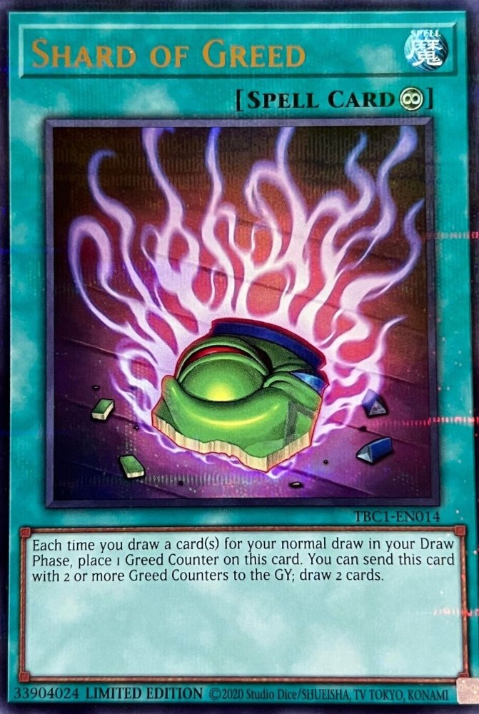 Shard of Greed [TBC1-EN014] Ultra Rare | Exor Games Summserside