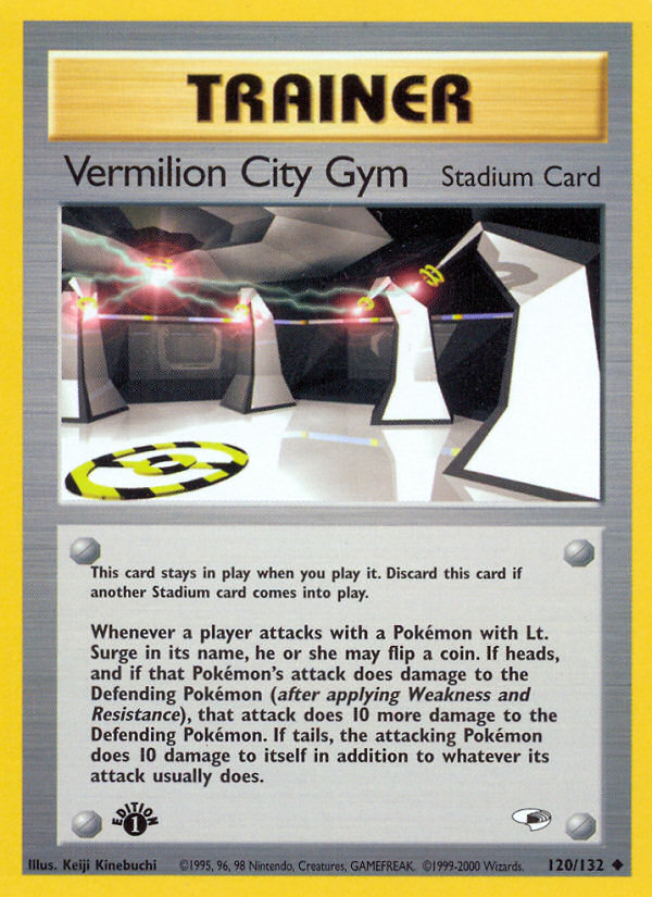 Vermilion City Gym (120/132) [Gym Heroes 1st Edition] | Exor Games Summserside