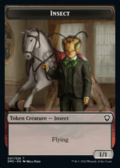 Phyrexian // Insect Double-sided Token [Dominaria United Tokens] | Exor Games Summserside
