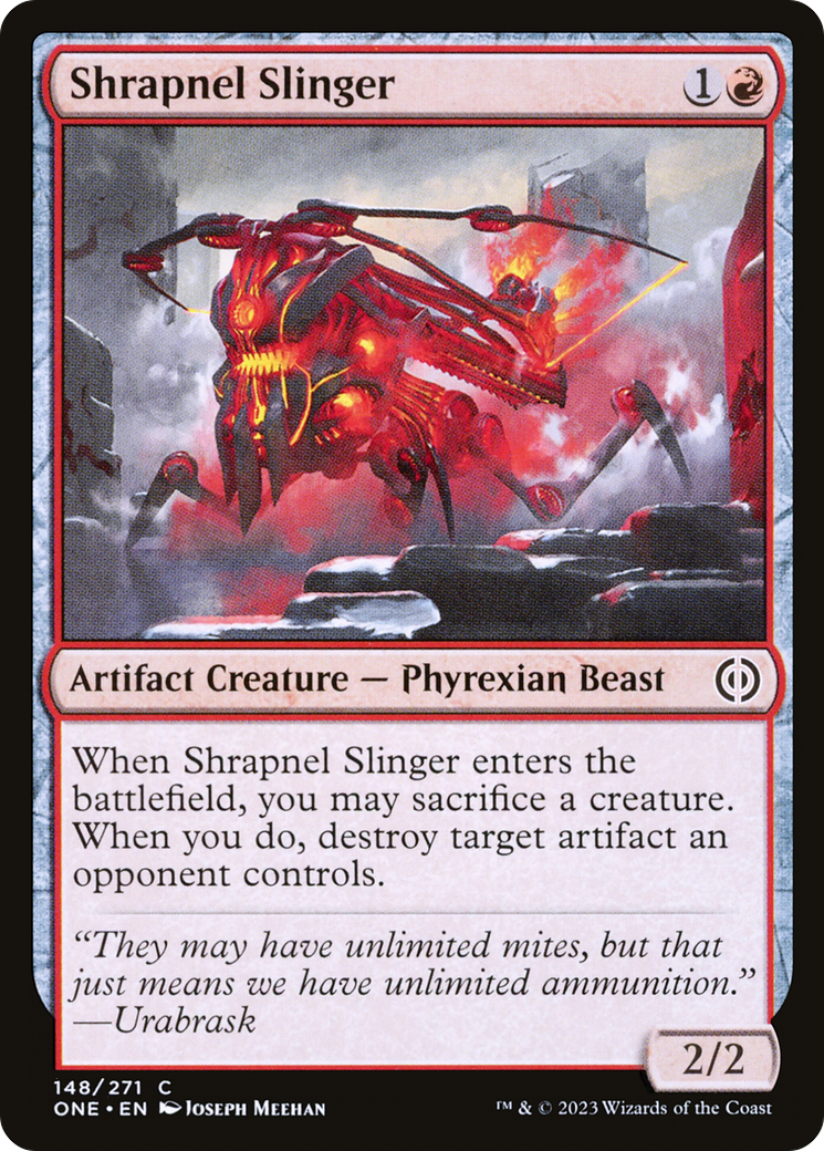 Shrapnel Slinger [Phyrexia: All Will Be One] | Exor Games Summserside
