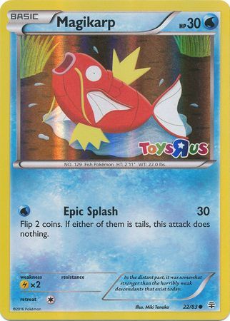 Magikarp (22/83) (Toys R Us Promo) [XY: Generations] | Exor Games Summserside