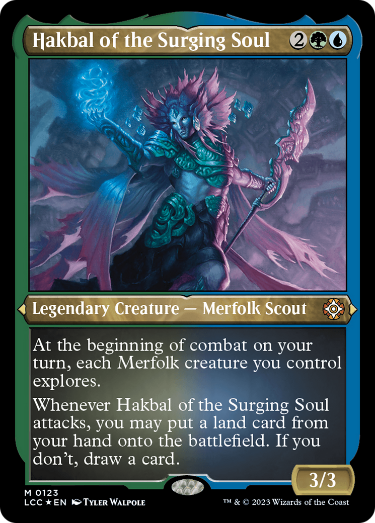 Hakbal of the Surging Soul (Display Commander) [The Lost Caverns of Ixalan Commander] | Exor Games Summserside