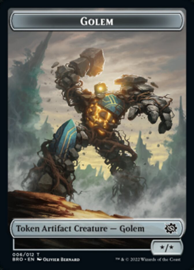 Golem Token [The Brothers' War Tokens] | Exor Games Summserside