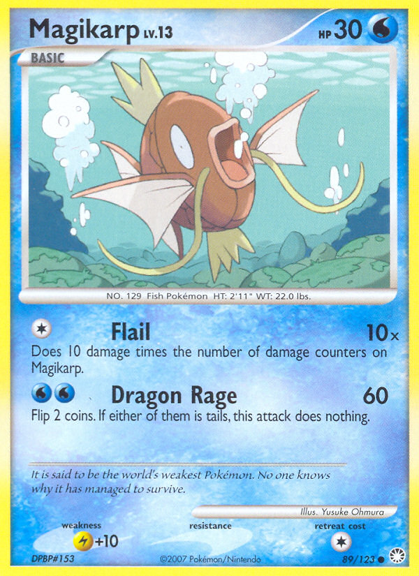 Magikarp (89/123) [Diamond & Pearl: Mysterious Treasures] | Exor Games Summserside