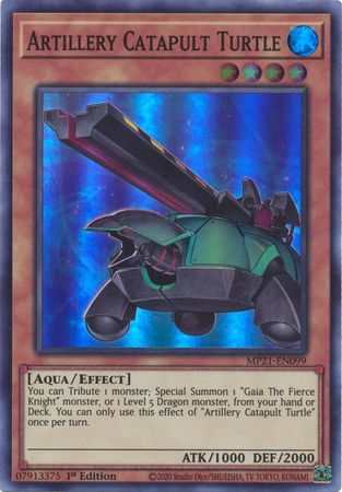 Artillery Catapult Turtle [MP21-EN099] Super Rare | Exor Games Summserside