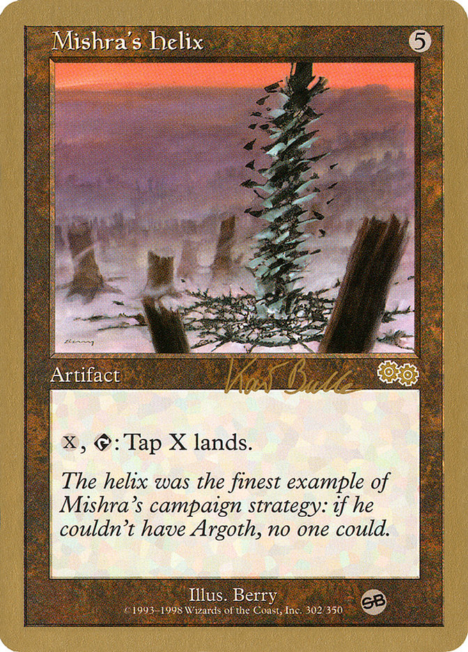 Mishra's Helix (Kai Budde) (SB) [World Championship Decks 1999] | Exor Games Summserside