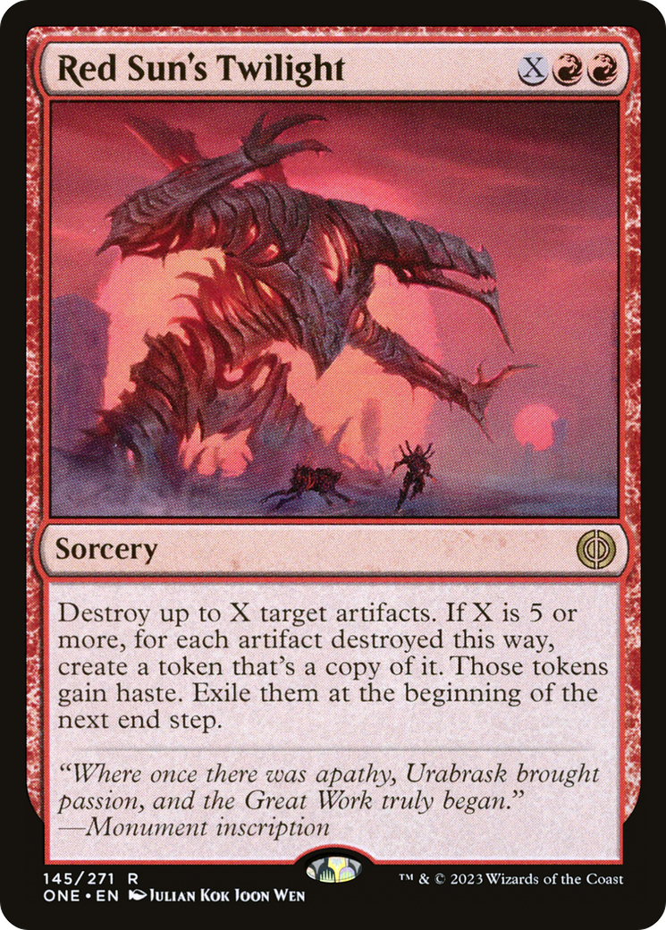 Red Sun's Twilight [Phyrexia: All Will Be One] | Exor Games Summserside