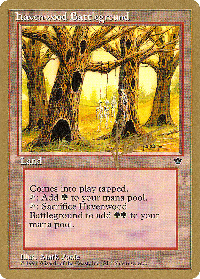 Havenwood Battleground (Bertrand Lestree) [Pro Tour Collector Set] | Exor Games Summserside