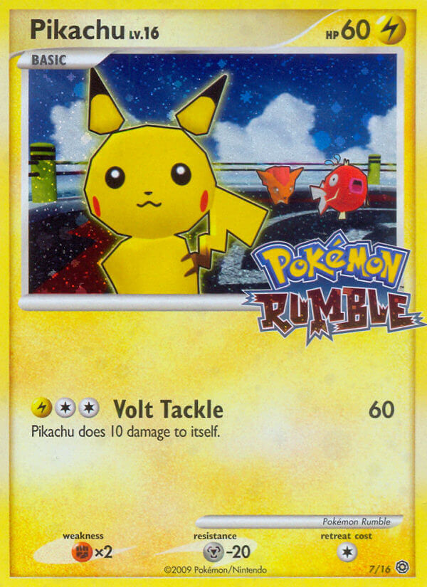 Pikachu (7/16) [Pokémon Rumble] | Exor Games Summserside