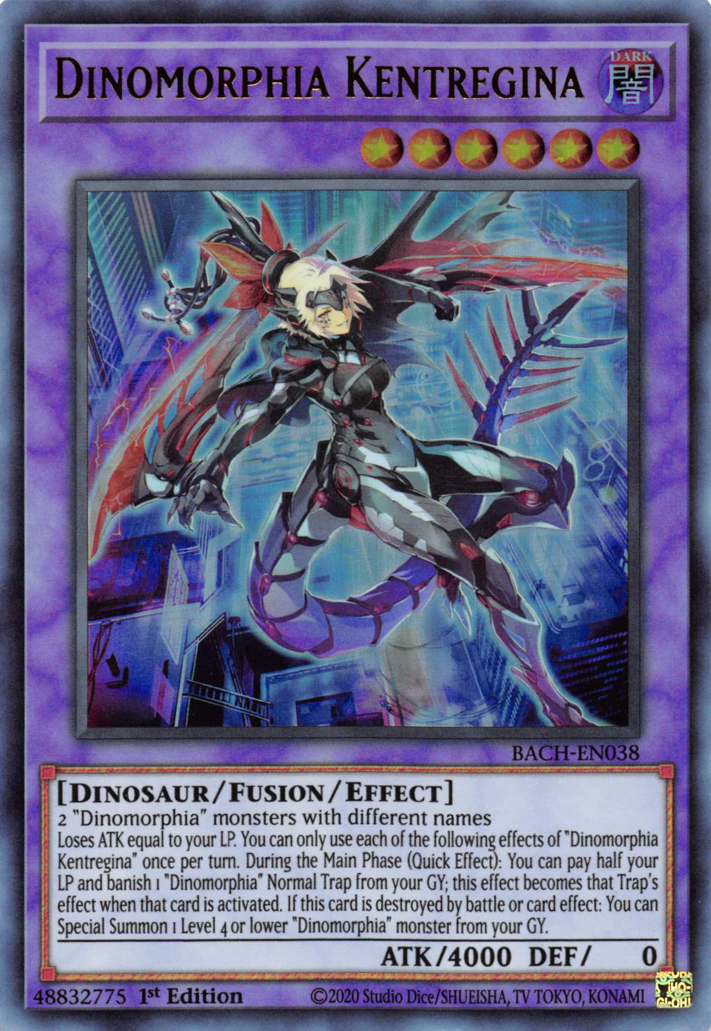 Dinomorphia Kentregina [BACH-EN038] Ultra Rare | Exor Games Summserside
