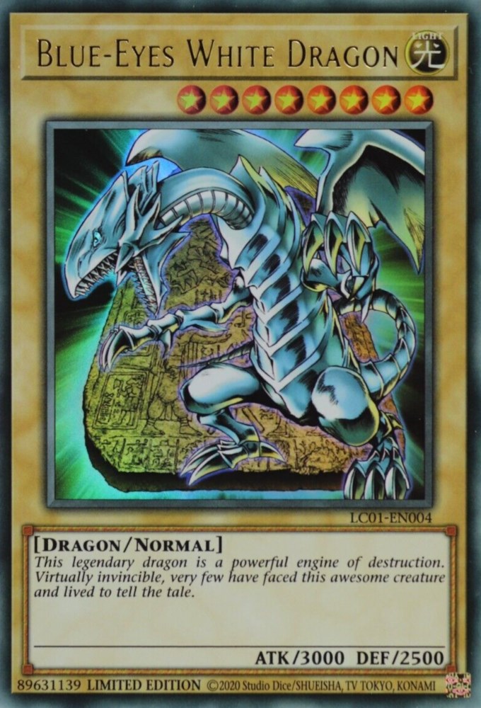 Blue-Eyes White Dragon (25th Anniversary) [LC01-EN004] Ultra Rare | Exor Games Summserside