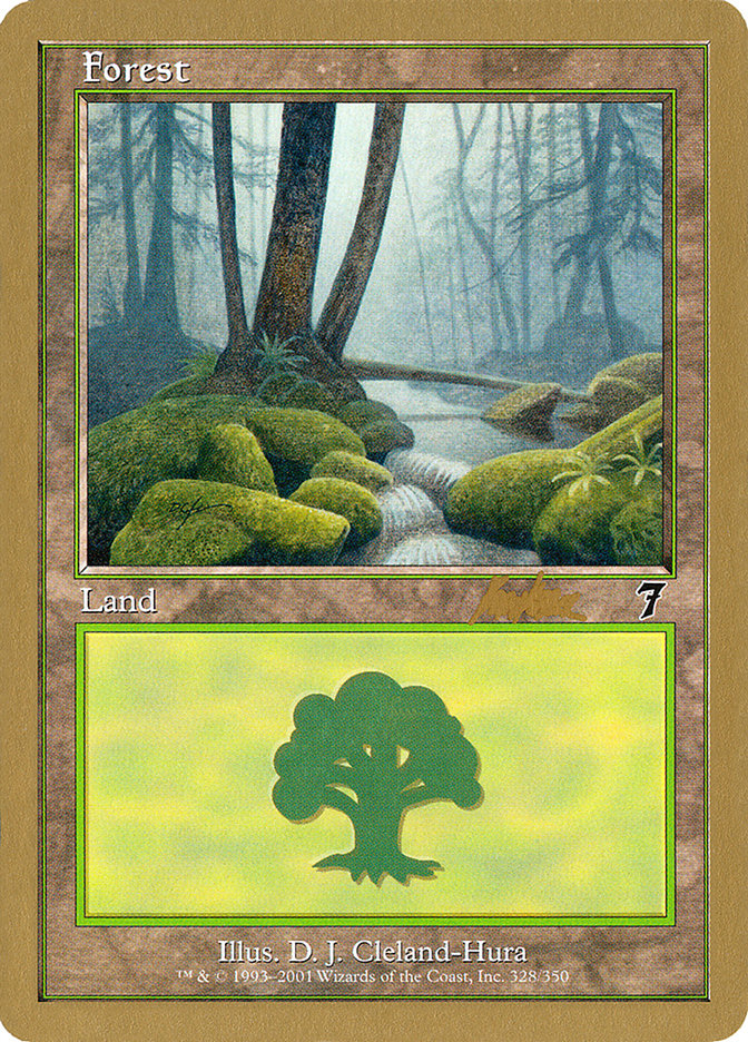 Forest (328) (Brian Kibler) [World Championship Decks 2002] | Exor Games Summserside