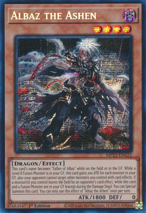 Albaz the Ashen [MP23-EN122] Prismatic Secret Rare | Exor Games Summserside