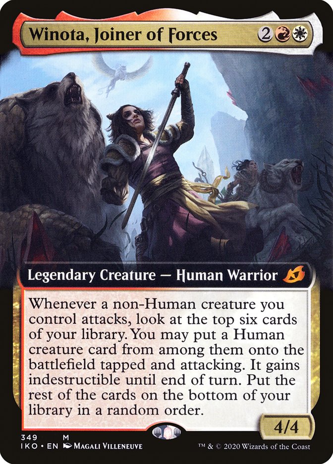 Winota, Joiner of Forces (Extended Art) [Ikoria: Lair of Behemoths] | Exor Games Summserside