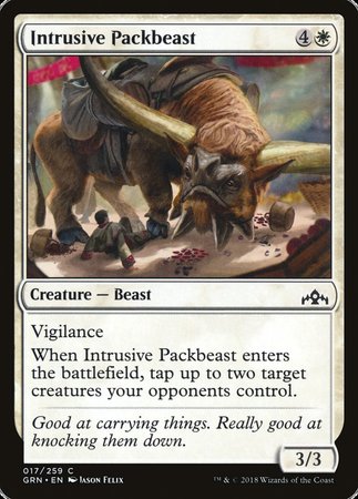 Intrusive Packbeast [Guilds of Ravnica] | Exor Games Summserside