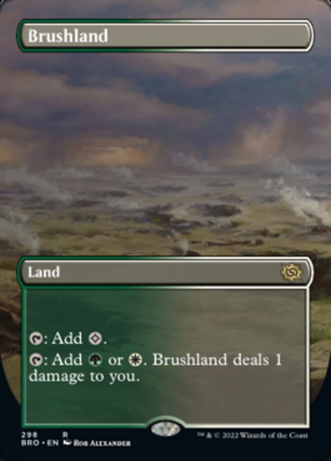 Brushland (Borderless Alternate Art) [The Brothers' War] | Exor Games Summserside