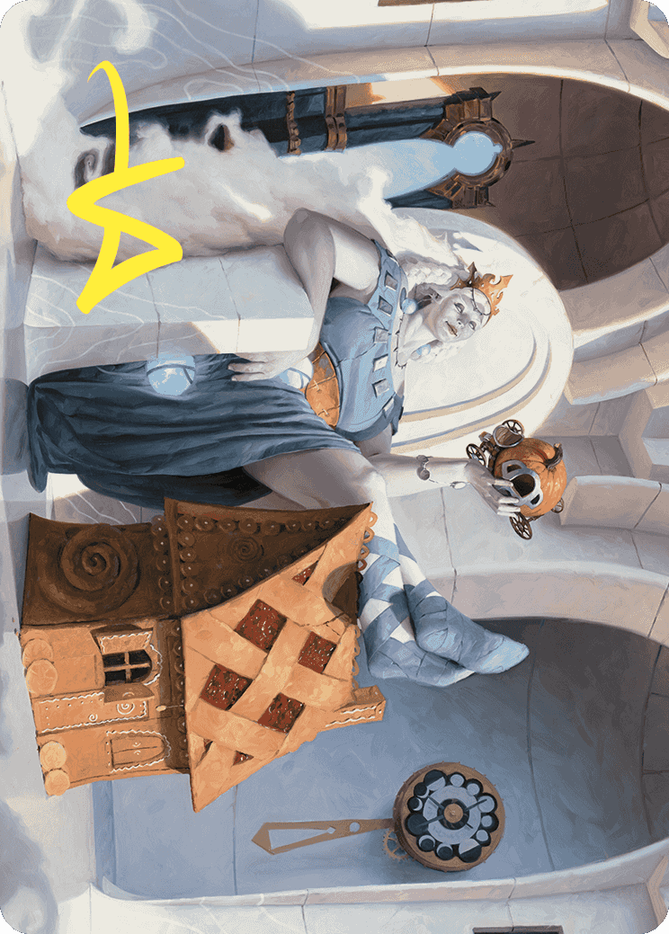 Beluna Grandsquall Art Card (Gold-Stamped Signature) [Wilds of Eldraine Art Series] | Exor Games Summserside