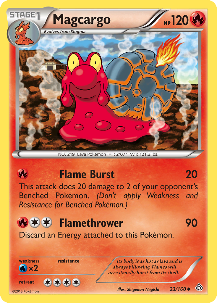 Magcargo (23/160) [XY: Primal Clash] | Exor Games Summserside