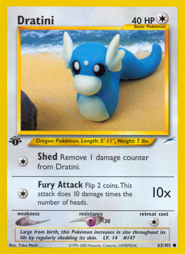 Dratini (63/105) [Neo Destiny 1st Edition] | Exor Games Summserside