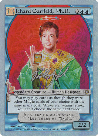 Richard Garfield, Ph.D. (Alternate Foil) [Unhinged] | Exor Games Summserside