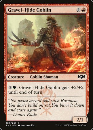 Gravel-Hide Goblin [Ravnica Allegiance] | Exor Games Summserside
