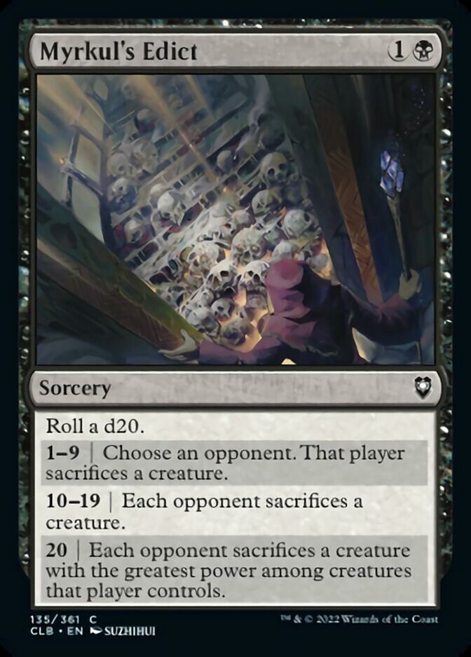Myrkul's Edict [Commander Legends: Battle for Baldur's Gate] | Exor Games Summserside