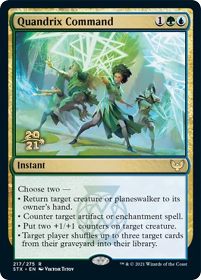 Quandrix Command [Strixhaven: School of Mages Prerelease Promos] | Exor Games Summserside