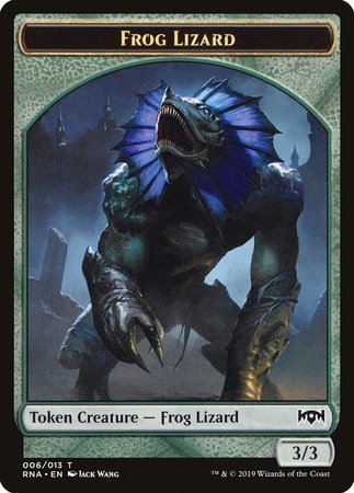 Frog Lizard Token [Ravnica Allegiance Tokens] | Exor Games Summserside