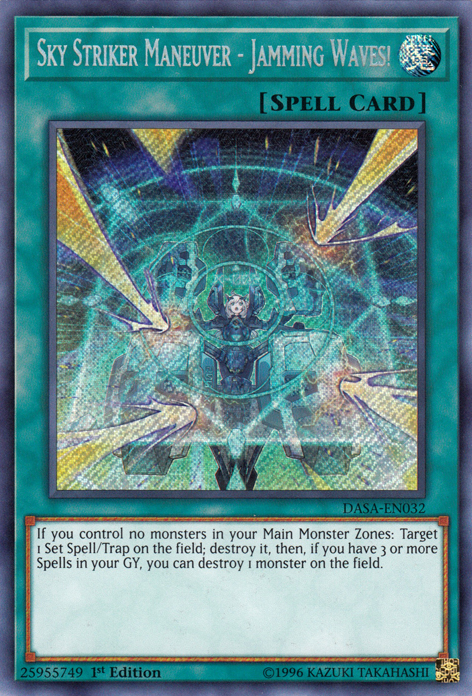 Sky Striker Maneuver - Jamming Waves! [DASA-EN032] Secret Rare | Exor Games Summserside