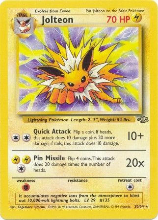 Jolteon (20/64) [Jungle Unlimited] | Exor Games Summserside