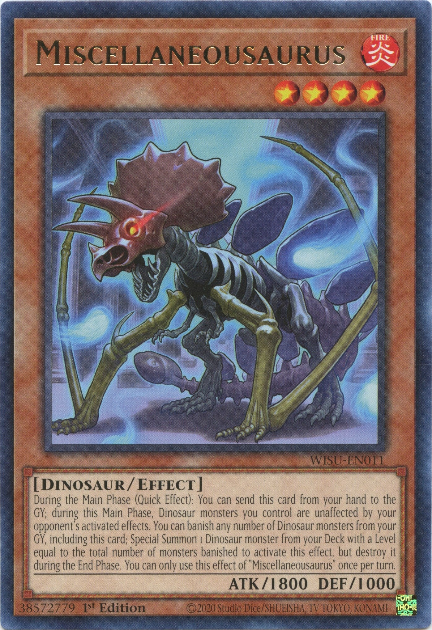 Miscellaneousaurus [WISU-EN011] Rare | Exor Games Summserside