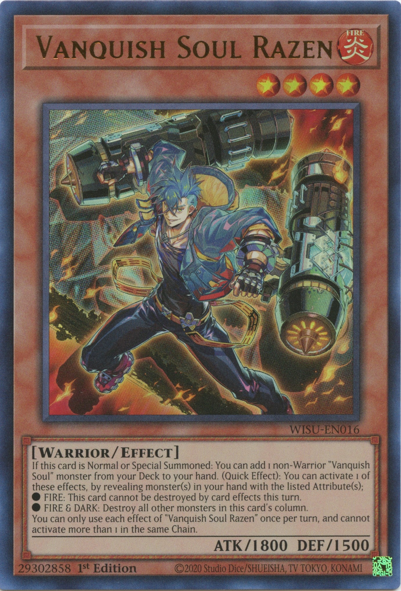 Vanquish Soul Razen [WISU-EN016] Ultra Rare | Exor Games Summserside