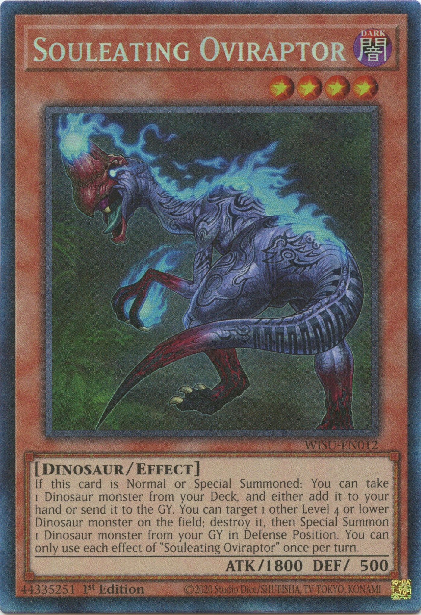 Souleating Oviraptor [WISU-EN012] Collector's Rare | Exor Games Summserside