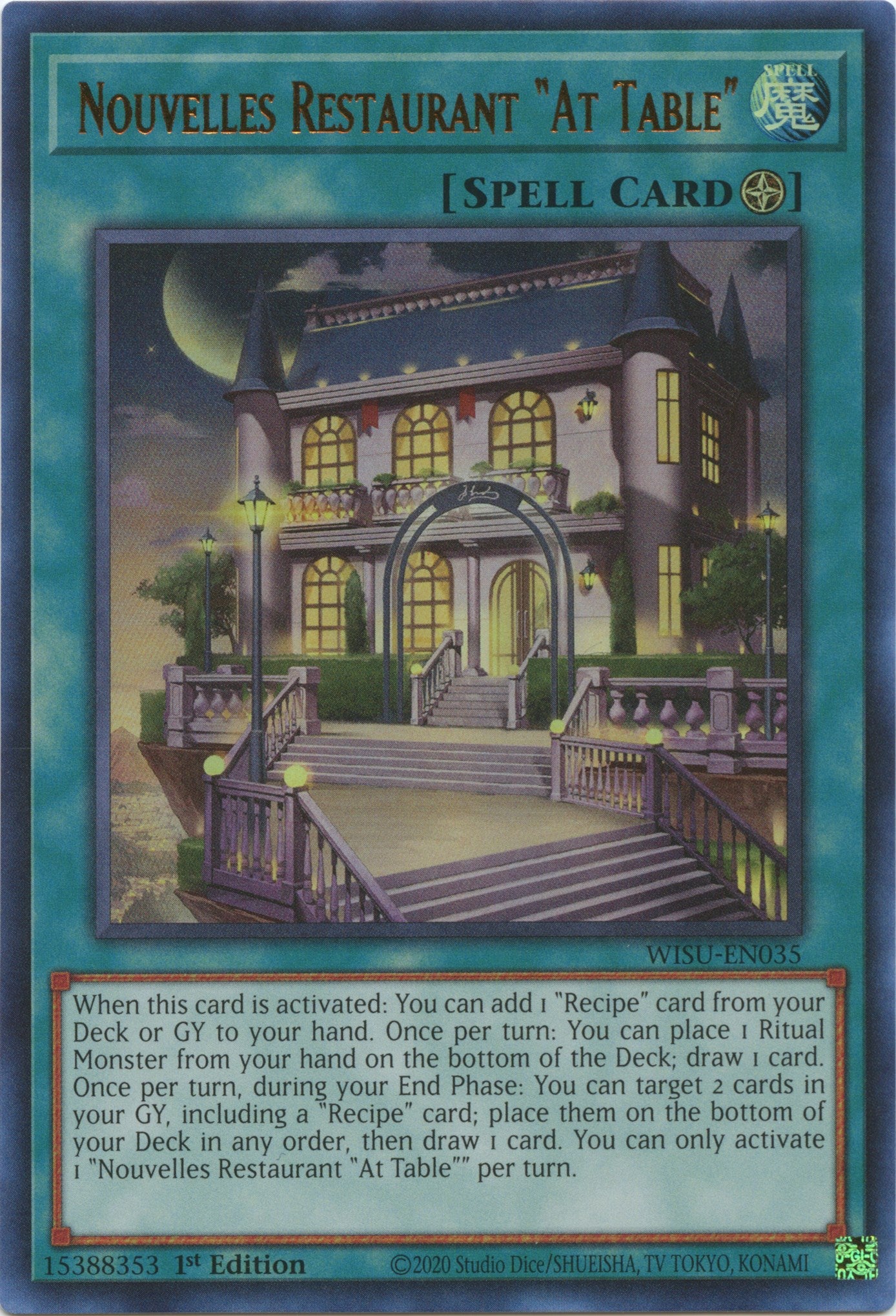 Nouvelles Restaurant "At Table" [WISU-EN035] Ultra Rare | Exor Games Summserside