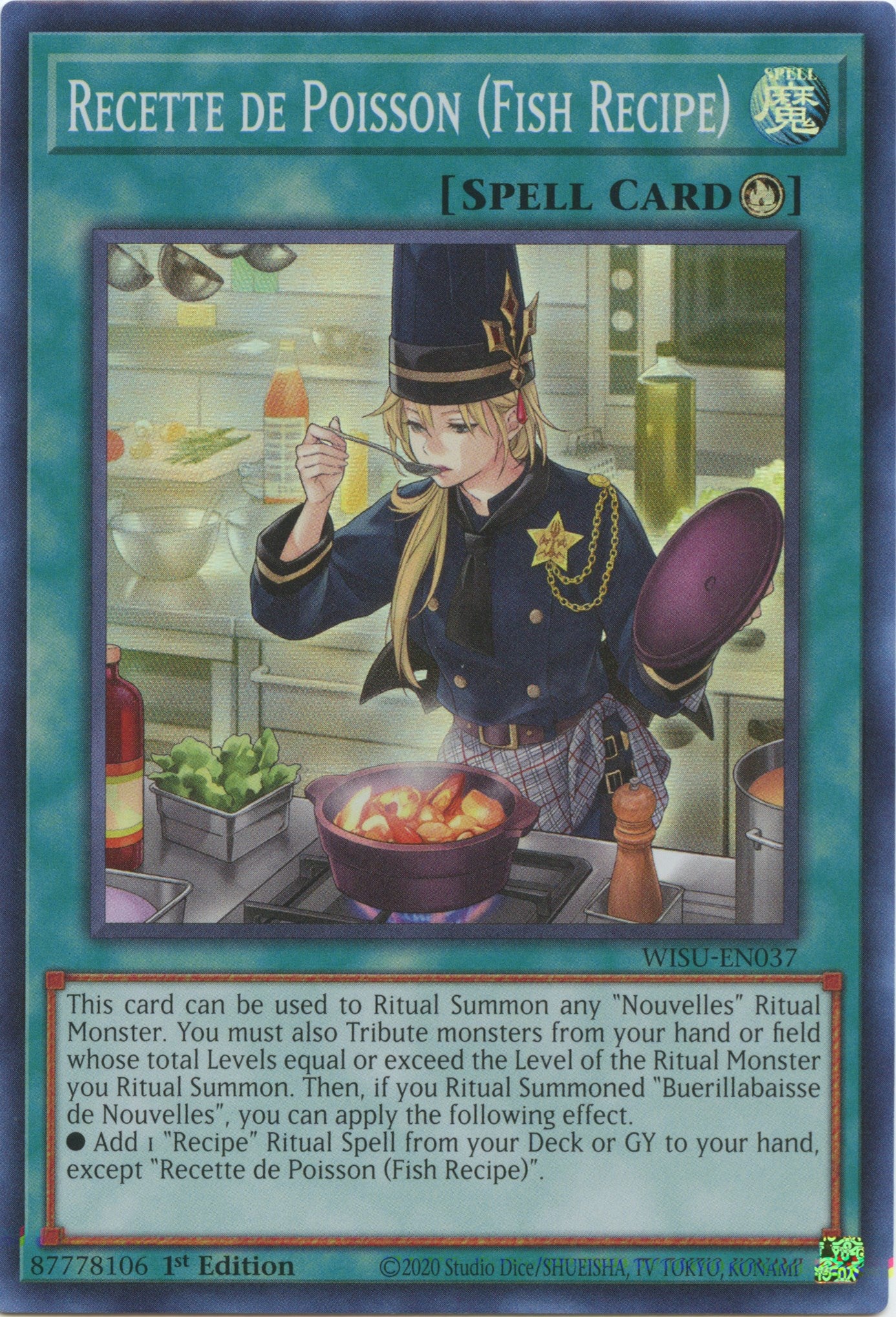 Recette de Poisson (Fish Recipe) [WISU-EN037] Super Rare | Exor Games Summserside