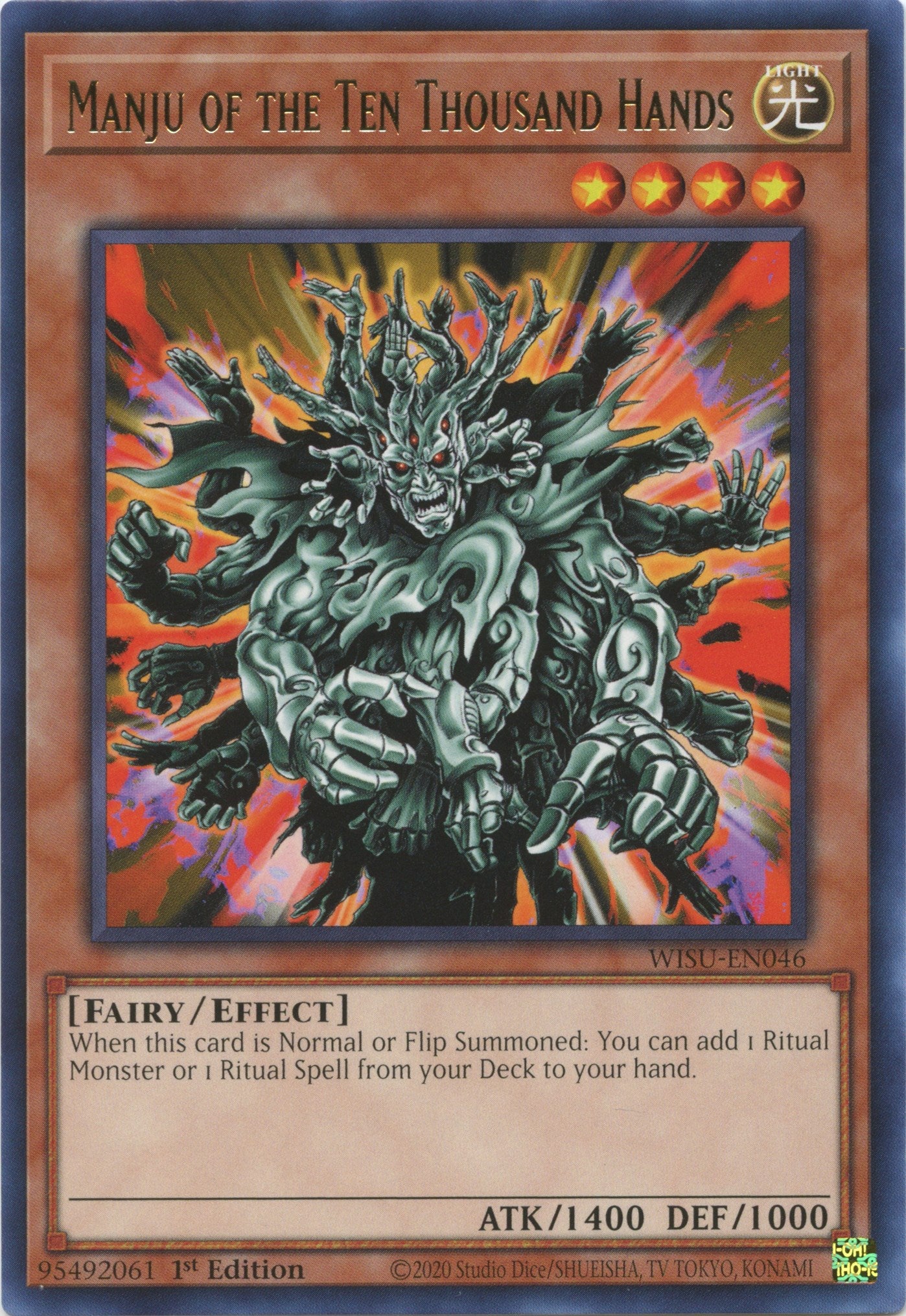 Manju of the Ten Thousand Hands [WISU-EN046] Rare | Exor Games Summserside