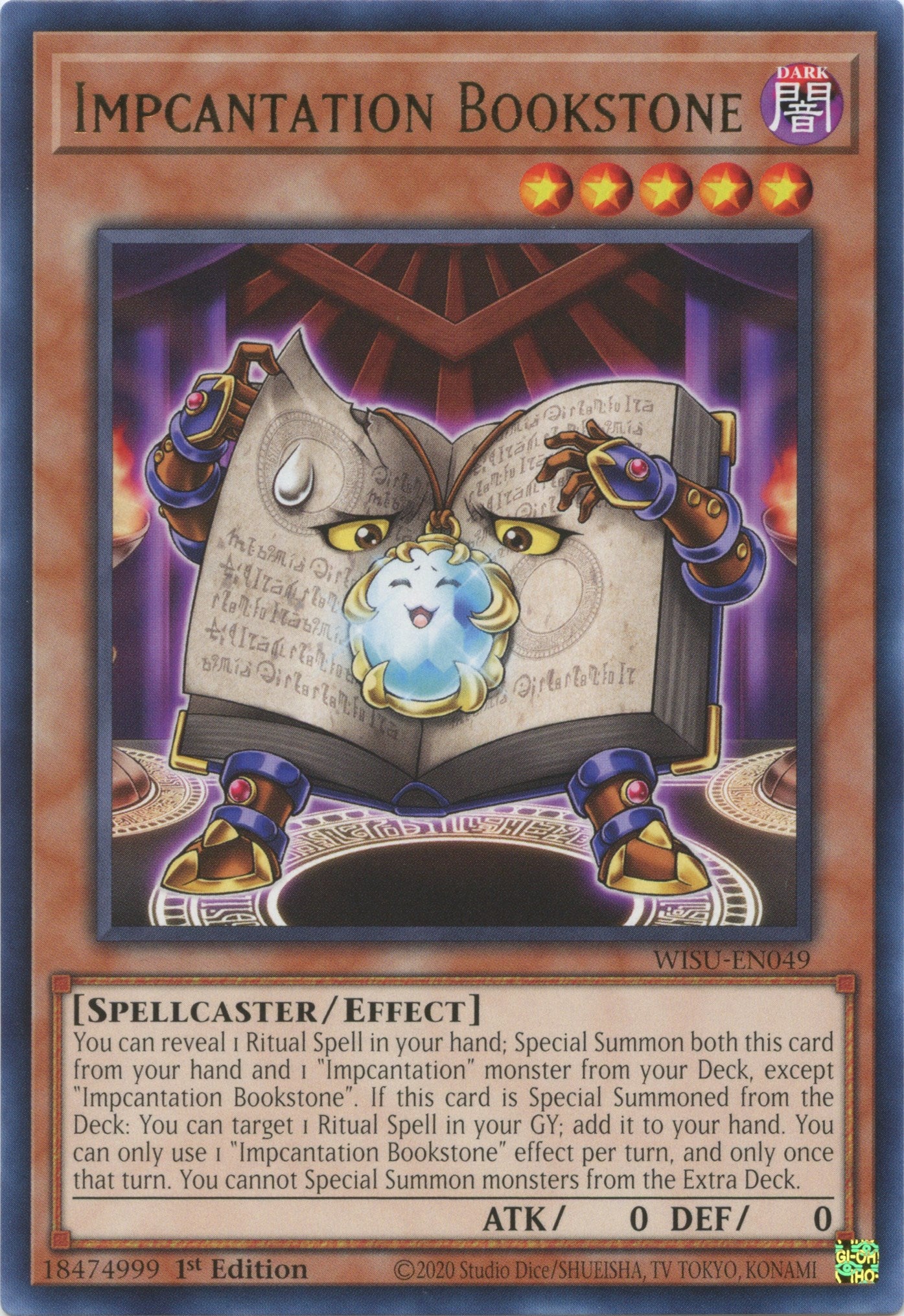 Impcantation Bookstone [WISU-EN049] Rare | Exor Games Summserside