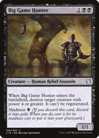 Big Game Hunter [Commander 2019] | Exor Games Summserside